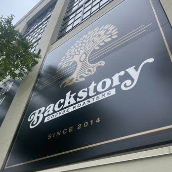 Backstory Coffee Roasters - Front sign - Coffee & Tea Near Me - Minneapolis, Minnesota