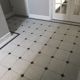 Foyer with ceramic tile Foyer with ceramic tile
