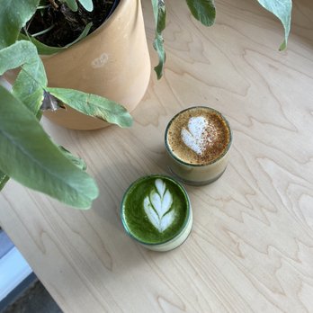 Candor Coffee - Mint matcha and pumpkin spice latte (both seasonals!) - Coffee & Tea Near Me - Renton, Washington