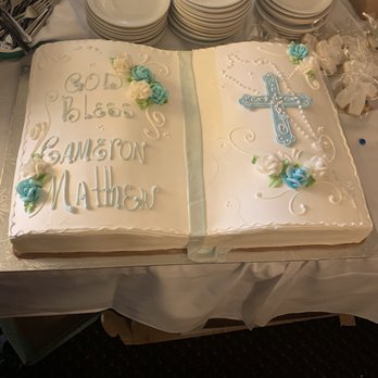 D'Orsi's Bakery - Beautiful and delicious cake for our grandsons christening. - Caterers Near Me - Port Reading, New Jersey