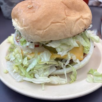 The Owl Cafe - Green Chile Cheeseburger - Diners Near Me - Albuquerque, New Mexico