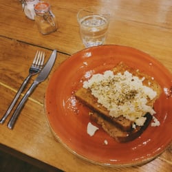 Natural Food Kafe - Eggs on Toast, £3.50