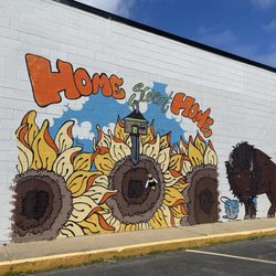 Habitat ReStore - Mural on east side of building