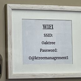 They have WiFi