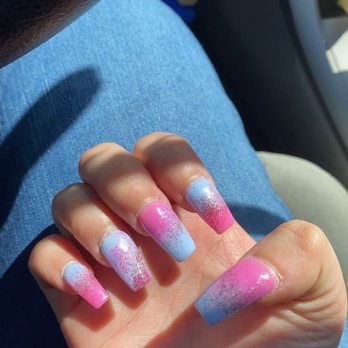 Nail Lounge - The lady that did my nails did amazing. First time getting short nails. - Nail Salons Near Me - Addison, Texas
