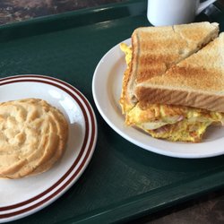 Country Stop Burgers - toasted western with a country stop cookie