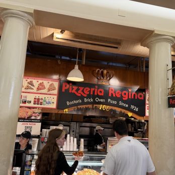 Regina Pizzeria - Front view of counter - Pizza Near Me - Boston, Massachusetts