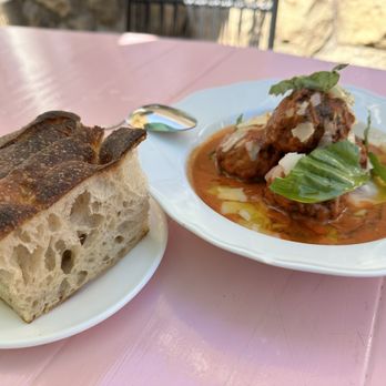 Bettina - Meat balls & bread - Pizza Near Me - Santa Barbara, California Bettina - Meat balls & bread - Pizza Near Me - Santa Barbara, California