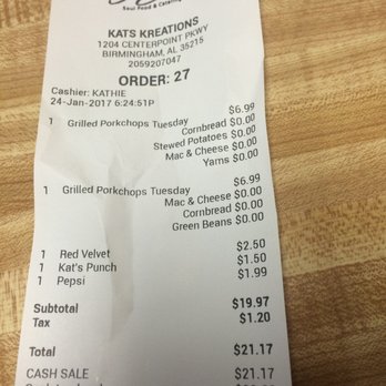 Kat's Kreations - Not bad for delicious food! - Soul Food Near Me - Birmingham, Alabama Kat's Kreations - Not bad for delicious food! - Soul Food Near Me - Birmingham, Alabama