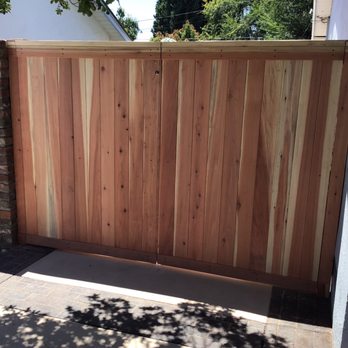 Forthright Outdoor Craftsman - Beautiful double gate - Fences & Gates Near Me