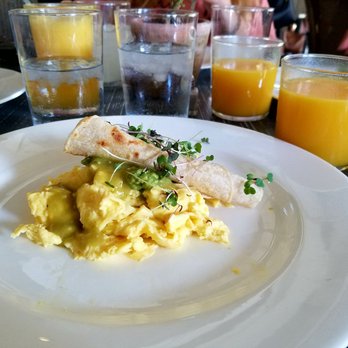 Tiny Boxwoods - Egg and avocado with fresh orange juice - New American Near Me - Houston, Texas Tiny Boxwoods - Egg and avocado with fresh orange juice - New American Near Me - Houston, Texas