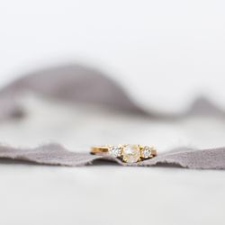 Village Jewelers - Custom Made Rough Cut Diamond Engagement Ring