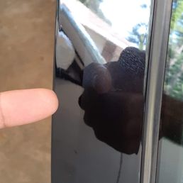 This is the paint mark / masking mark left on my car This is the paint mark / masking mark left on my car