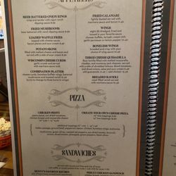 Benny's Grill - Menu