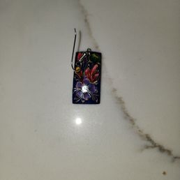 Beautiful painted earrings Beautiful painted earrings