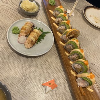 Bengee Sushi - Green Dragon Roll - Sushi Bars Near Me - Ontario, California Bengee Sushi - Green Dragon Roll - Sushi Bars Near Me - Ontario, California