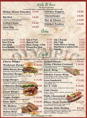 Menu photo 2 Olympic Restaurant Lake Geneva, WI
