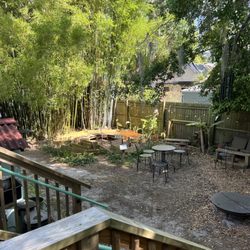 House Of Waking Life - HOWL - Outdoor peaceful seating in the back