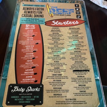 Rick's Reef - Seafood Near Me - St. Pete Beach, Florida Rick's Reef - Seafood Near Me - St. Pete Beach, Florida