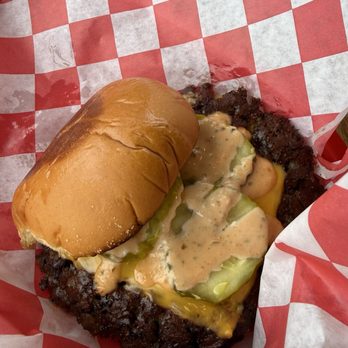 Mashed Burgers - Single Mash - Burgers Near Me - Palos Hills, Illinois