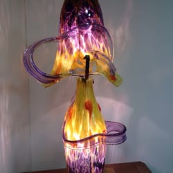 Galliano Alain - Exotic custom hand-blown lamp