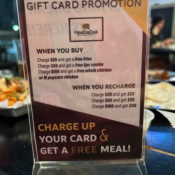 Katy Hoodadak - Gift card promo ! - Chicken Shop Near Me - Katy, Texas Katy Hoodadak - Gift card promo ! - Chicken Shop Near Me - Katy, Texas