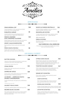 Menu photo 3 Amelies Boise, ID