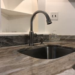 Just Marble & Granite Tops - JMGTOPS LLC Complete kitchen countertop restoration 202-815-6909