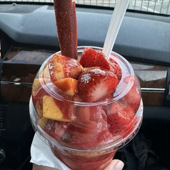 La Original Paleteria Y Neveria - Large half mangonada half fresada (2 scoops of mango ice cream, 1 scoop of strawberry) - Ice Cream & Frozen Yogurt Near Me - San Jose, California La Original Paleteria Y Neveria - Large half mangonada half fresada (2 scoops of mango ice cream, 1 scoop of strawberry) - Ice Cream & Frozen Yogurt Near Me - San Jose, California