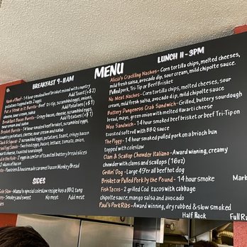 Ginochio's Kitchen - Menu - Seafood Near Me - Bodega Bay, California