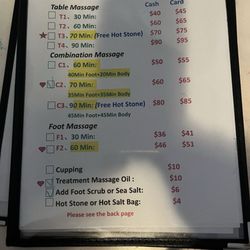 Jing's Foot Reflexology - May2025 pricing. Great value!