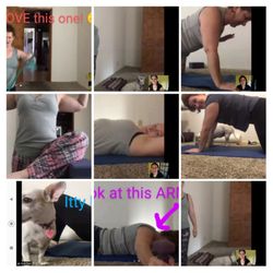 Screenshots of progression for a happy client in Burbank. She went on to lose 20+ pounds and enjoys a whole new energy in life!