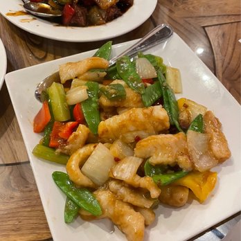 Tasty Spot Cafe - Pan Fried Fish Filet with XO Sauce - Chinese Near Me - Irvine, California Tasty Spot Cafe - Pan Fried Fish Filet with XO Sauce - Chinese Near Me - Irvine, California