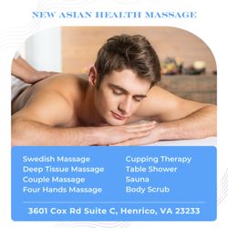 New Asian Health Massage - Come and try our services
