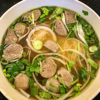 Pho Dien - Meatball Pho, I didn't really like it.  For more food, check out @clickhereforfood on IG! www.INSTAGRAM.com/CLICKHEREFORFOOD - Vietnamese Near Me - Houston, Texas
