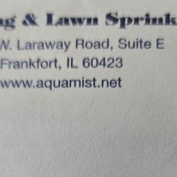 Aquamist Plumbing & Lawn Sprinkling - This taken from an Aquamist envelope.