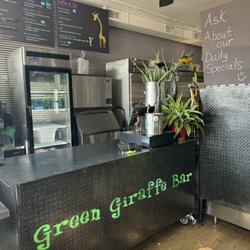 Green Giraffe Bar - Cute decor inside!