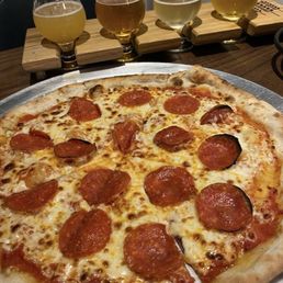 Nice flight and some Pepperoni!