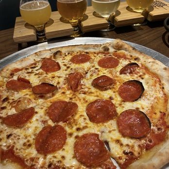 Cooper House Project - Nice flight and some Pepperoni! - Breweries Near Me - Memphis, Tennessee