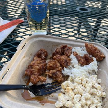 The Rice Wagon - Garlic chicken with rice and macaroni salad - Food Trucks Near Me - Bryson City, North Carolina The Rice Wagon - Garlic chicken with rice and macaroni salad - Food Trucks Near Me - Bryson City, North Carolina