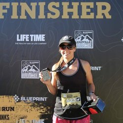 Structural Zen Massage Therapy - Jessica Fairless after the Silver Rush 50 in Leadville, Colorado on July 10, 2016