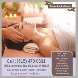 Maple Spa & Massage - Scalp massages are a great way to relax, as they can help release the tension of the day...