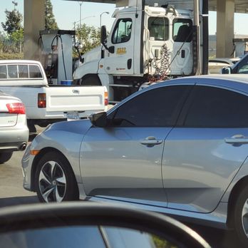 Costco Gasoline - Its a busy day - Gas Stations Near Me - Norwalk, California