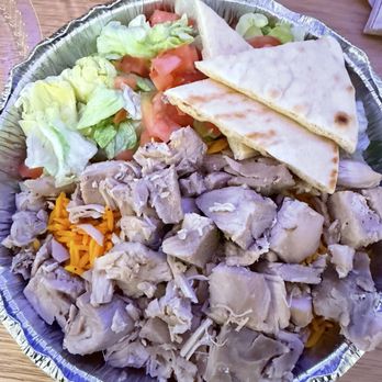 The Halal Guys - Chicken Regular Platter - Middle Eastern Near Me - Riverside, California