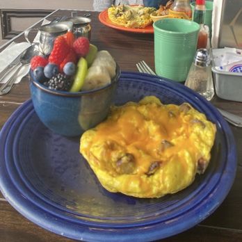 Eight AM - Russian Hill Frittata (potatoes are out of shot, sorry) - New American Near Me - San Francisco, California