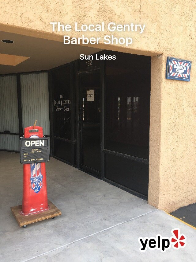 The Local Gentry Barber Shop Logo