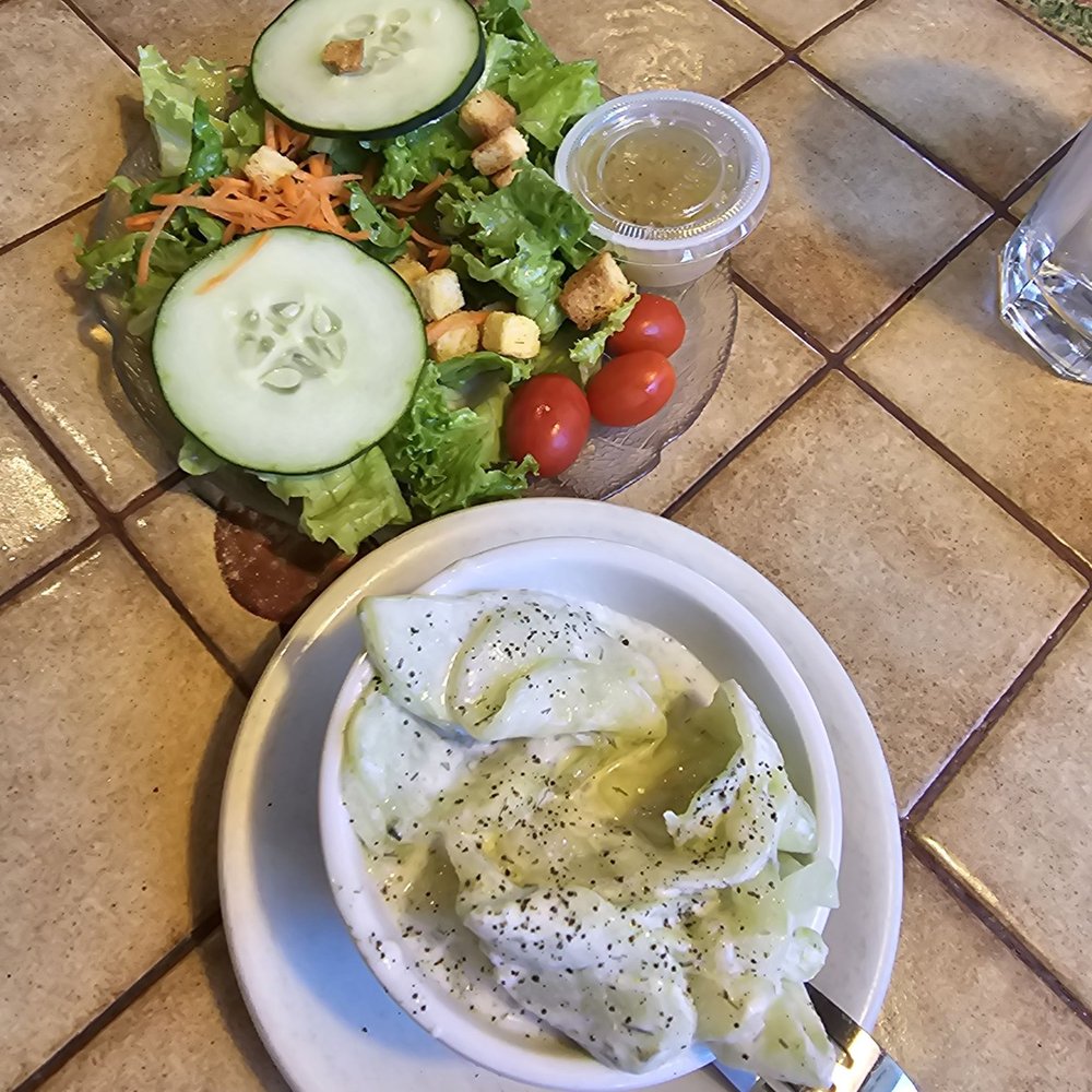 Polonus Restaurant - Cucumber and a side salad. - Polish Near Me - Wyandotte, Michigan