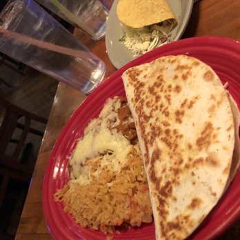 Cozumel - Chicken quesadilla with a crunchy beef taco...best of both worlds! - Mexican Near Me - Brunswick, Ohio