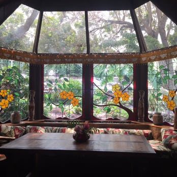 Kula Lodge & Restaurant - Stained glass view from the inside - Breakfast & Brunch Near Me - Kula, Hawaii Kula Lodge & Restaurant - Stained glass view from the inside - Breakfast & Brunch Near Me - Kula, Hawaii