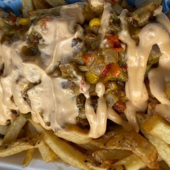 Smashed Burbank - VEGAN SMASHED FRIES ( that's smash sauce on top) - Burgers Near Me - Burbank, California Smashed Burbank - VEGAN SMASHED FRIES ( that's smash sauce on top) - Burgers Near Me - Burbank, California